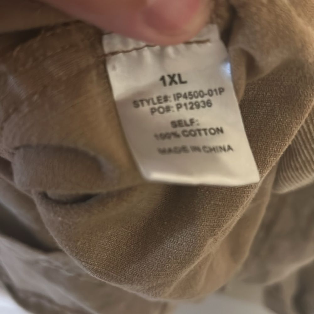 Bibi Button Up Corduroy Shacket. Size 1xl - image 4